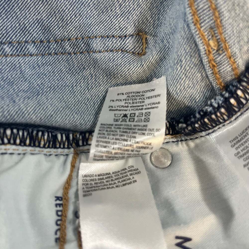 Lucky Brand Bridgette Mid-Rise Button Fly Skinny Jeans 27x28 - Picture 8 of 8